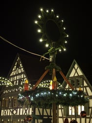 kandel in Germany at night